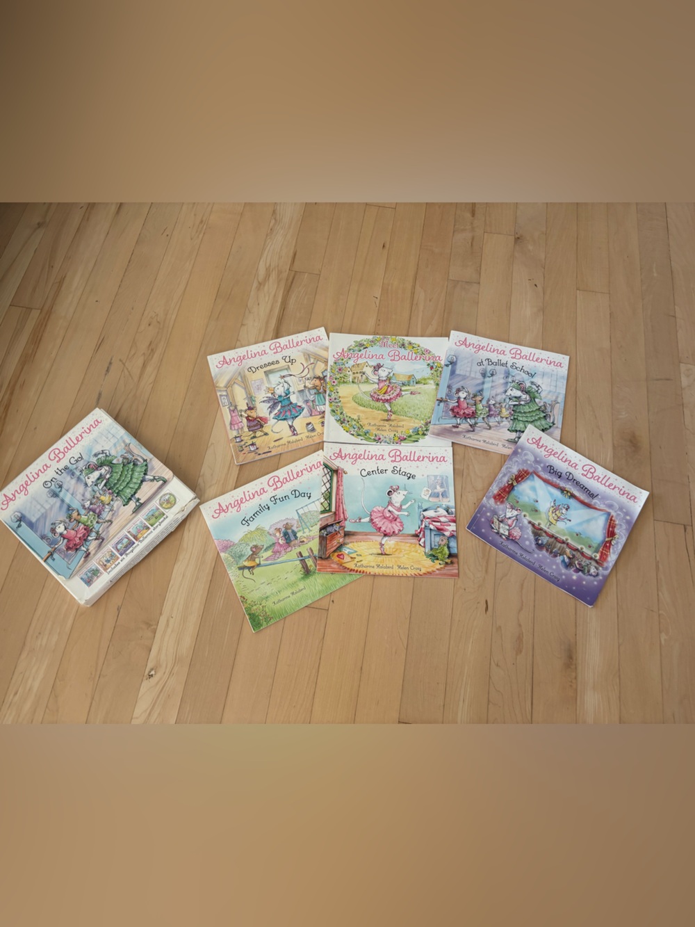 Angelina Ballerina Kids Book Set - Pink & Pastel Collection